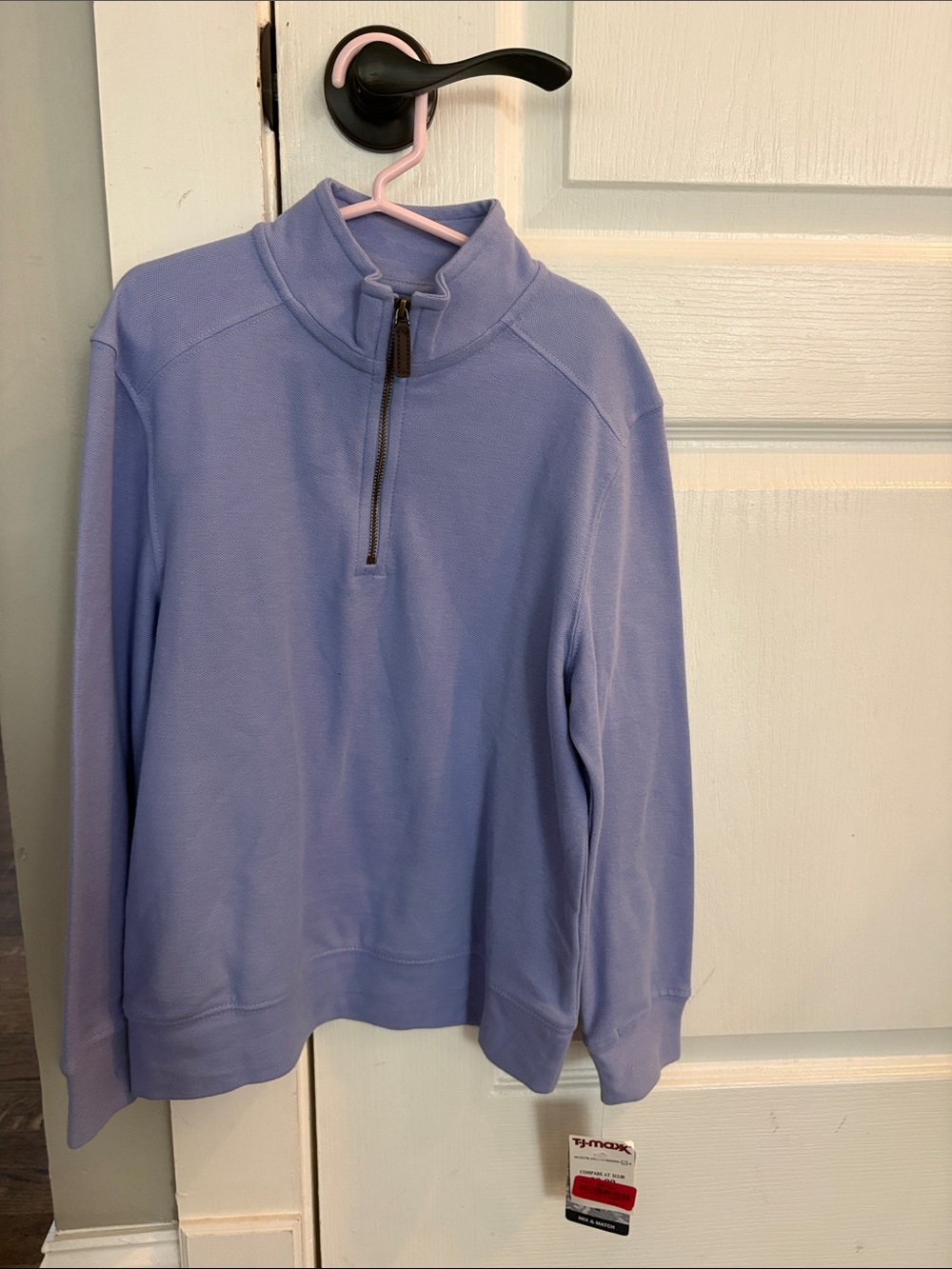 Tommy Bahama Lavender girls Half-Zip Kids Pullover
